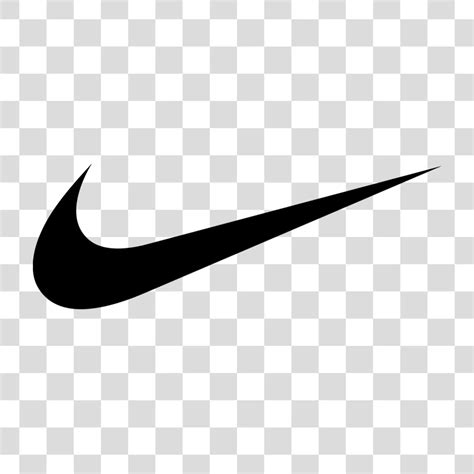 Nike Logo on Transparent Background