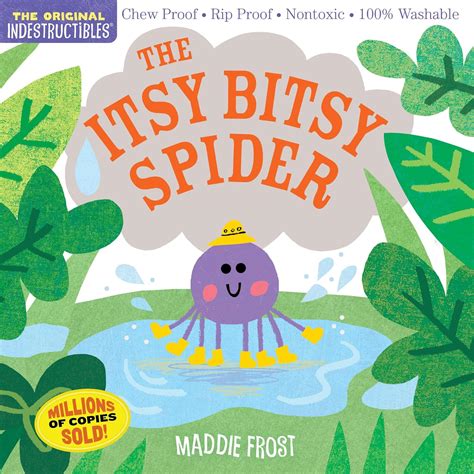 Amazon | Indestructibles: The Itsy Bitsy Spider: Chew Proof · Rip Proof ...