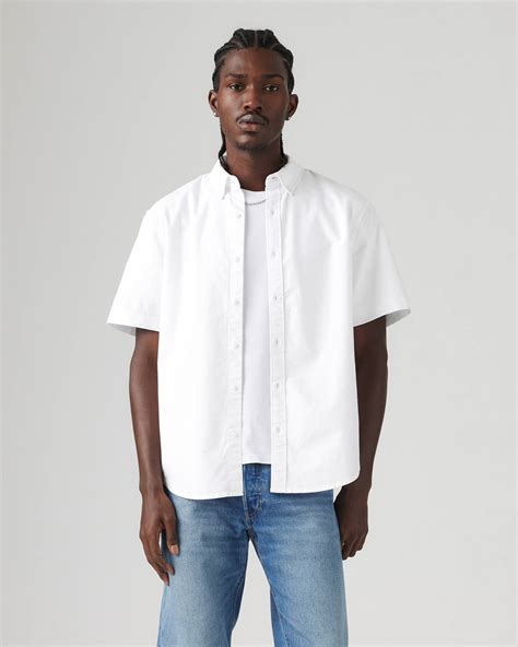 Short Sleeve Authentic Button-down Shirt - White | Levi's® BE