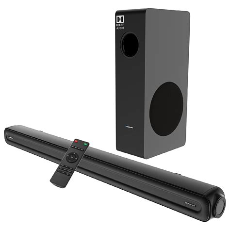 Blaupunkt Germany's CMSW08 220W Dolby Soundbar with 8 Inch Subwoofer, 2 ...
