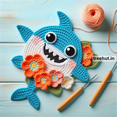 Crochet Shark Ideas with Leftover Yarn