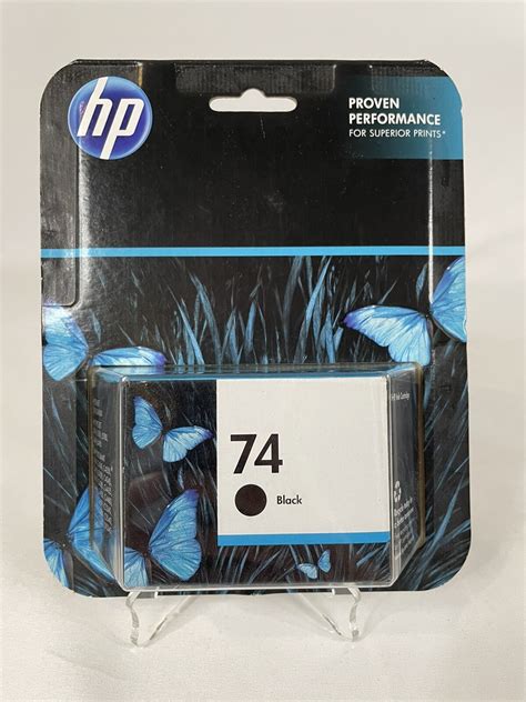 Genuine HP 74 Black Ink Cartridge Exp 2016 New Sealed 882780957282 | eBay