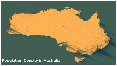 Population density in Australia [map] : r/australia