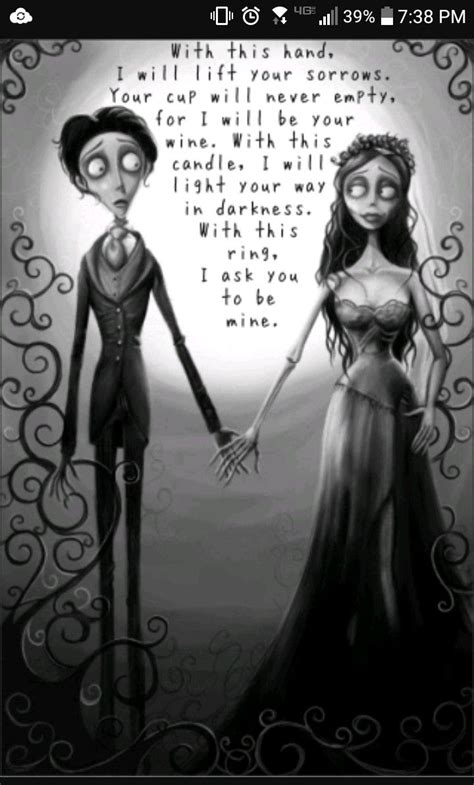 Image result for The Corpse Bride by Tim Burton Wedding Vows