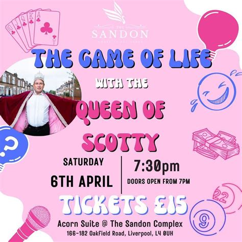 The Game Of Life hosted by The Queen of Scotty , 178 - 182 Oakfield ...