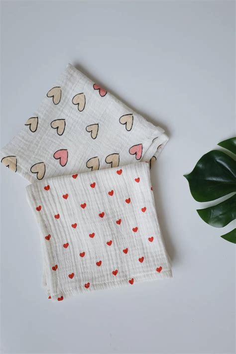 Blush Love-Muslin Baby Wipes-Pack of 2 – LilBontre