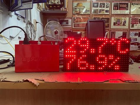 LED Temperature and Humidity Display board - Temperature Humidity Led ...