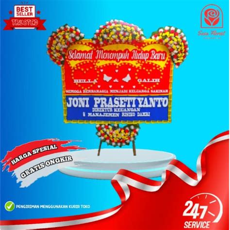 Jual Karangan Bunga Papan Dukacita Pernikahan Opening Murah Jakarta ...