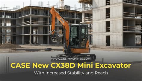 CASE Launches New CX38D Mini Excavator | Desi Machines
