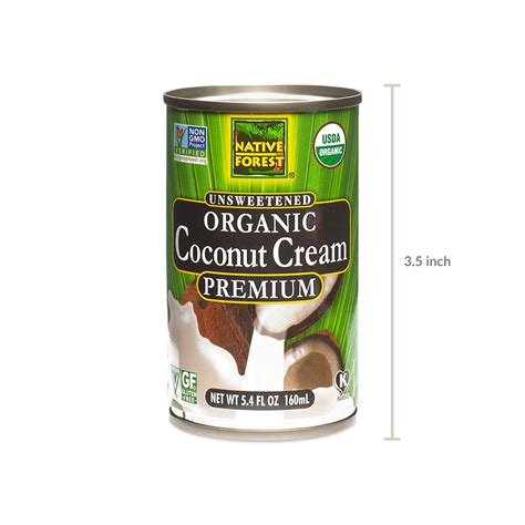 Organic Unsweetened Coconut Cream for Dairy-Free Recipes