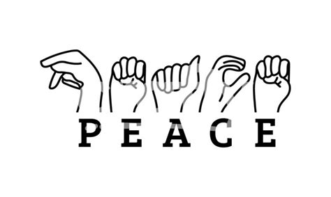 Image result for Sign Language Peace Sign