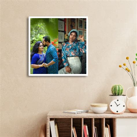 2 Photo Collage Canvas Print | Custom Dual Photo Canvas