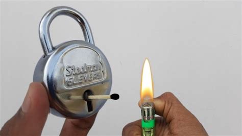 Image result for How to Open a Circular Lock without a Key