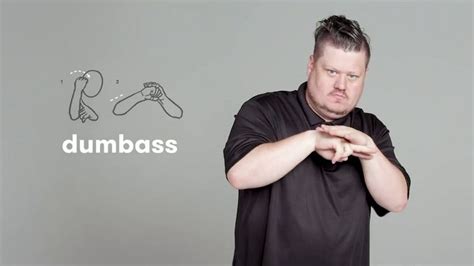 Profanity in American Sign Language | Sign language words, Sign ...