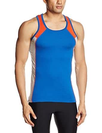 Hanes Men's Cotton Vest (8907378011183_F622-063-CP_X-Large_Cobalt Blue ...