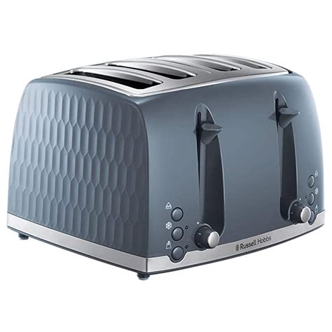 Buy Russell Hobbs 26073 4 Slice Toaster - Contemporary Honeycomb Design ...