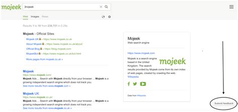 Image result for Mojeek Features