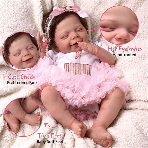 Buy BABESIDE Lifelike Reborn Baby Dolls - 20-Inch Silky Smooth Skin ...