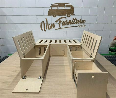 VW Caddy Pods Camper Van Ply Bed, Seat - VAN FURNITURE | eBay UK | Vw ...