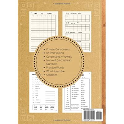 Buy Korean Alphabet , Korean Hangul Writing Workbook , Practice writing ...