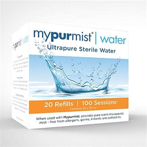 mypurmist Ultrapure Sterile Water for all Ultrapure Devices | Sterile ...