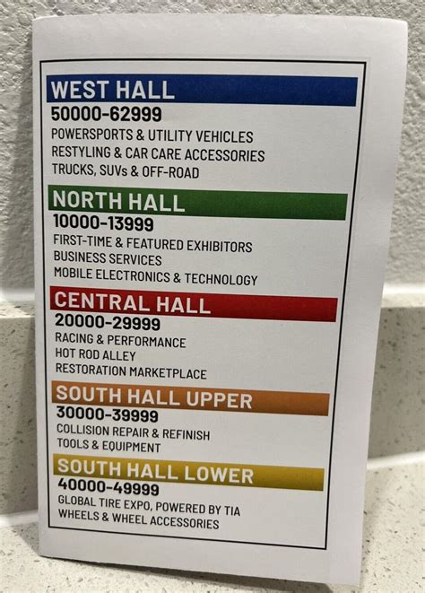 2023 SEMA Show Official Floor Map, Guide to Booths, Las Vegas, Racing ...
