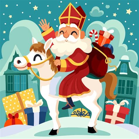 Sinterklaas cartoon Afbeeldingen - Gratis downloaden op Freepik