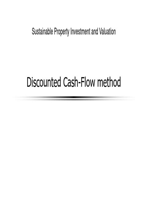 Image result for Discounted Cash Flow Tutorial
