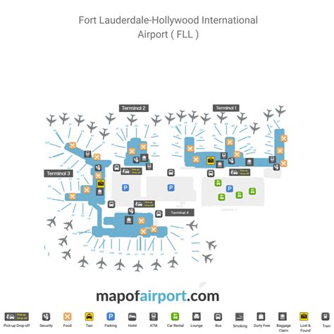 United States Airport Maps - Interactive Terminal Guides