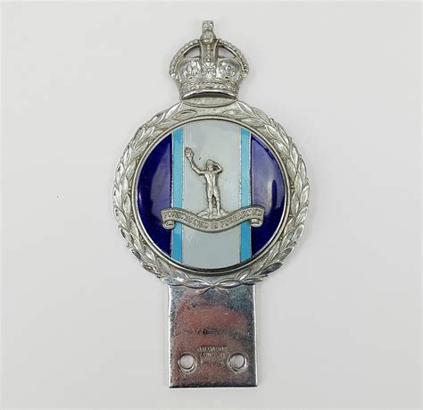 Kings Crown Enamelled Royal Observer Corp Car Badge By Gaunt #2 - Sally ...