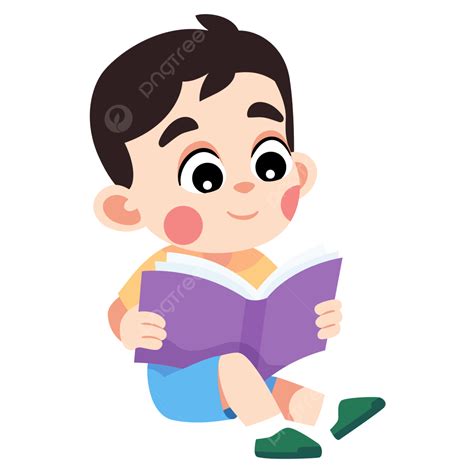 Reading A Book Clipart