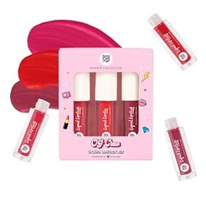 Buy MyGlamm POPxo Makeup- Matte Finish Liquid Lipstick Kit - OG Crew -1 ...