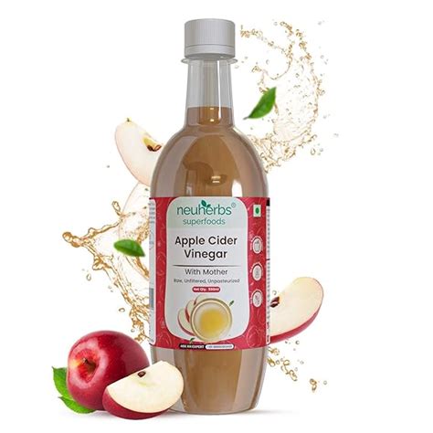 Neuherbs Apple Cider Vinegar With Mother | Raw, Unfiltered ...