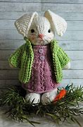 Image result for Free Knitted Bunny Pattern Rabbit