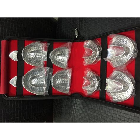 Impression Tray Dentulous perforated set/8 GDC - Dentalmart