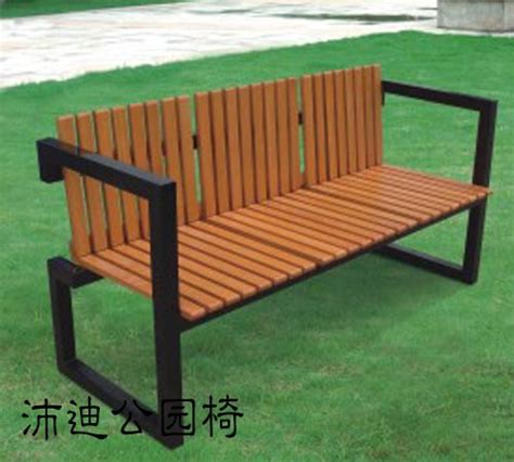 公园防腐塑木排椅子休闲椅-欣方圳厂家定制