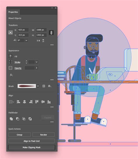 Image result for Illustrator Using Clipping Masks