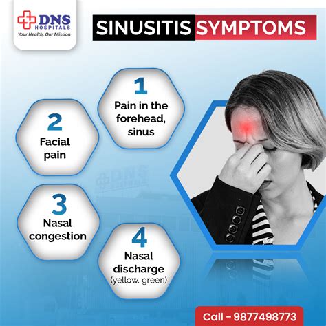 Sinusitis Symptoms | DNS Hospital | Indore | Sinus congestion relief ...