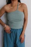 Ice Blue Contrast Parachute Set – Obleka.in