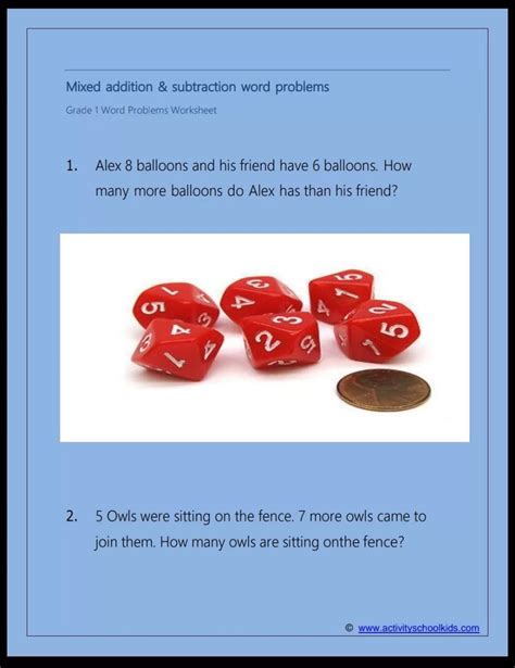 Image result for Addition and Subtraction Problem Solving Worksheets