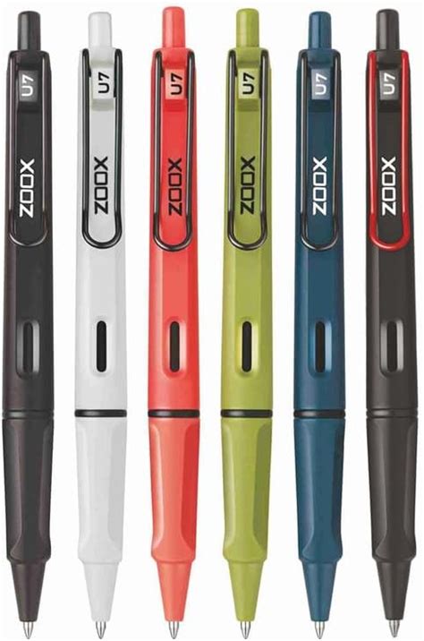 FLAIR Zoox U7 Roller Gel Pen | Unique Wire Clip with Spring Action ...