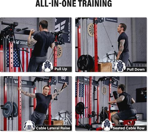 MAJORFITNESS MAJOR FITNESS F22 Power Rack, 1600lbs All-in-One India | Ubuy