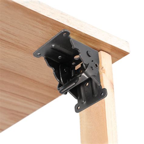 Buy ABIDE Iron Folding Hinge Table Leg Brackets Foldable for Table ...