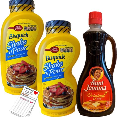 Amazon.com : Bisquick Shake 'n Pour Buttermilk Pancake Mix (Pack of 3 ...
