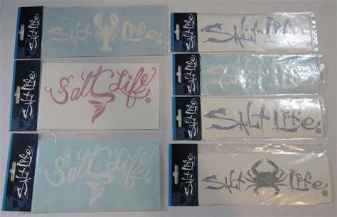Salt Life Signature Small Decal Auto Sticker 6 inch Nwt | eBay