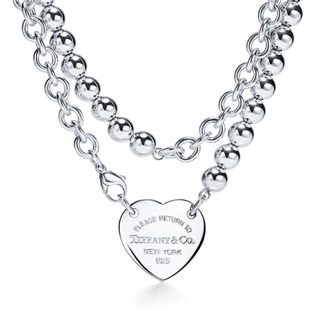 Return to Tiffany™ heart tag wrap necklace in sterling silver, 32 ...