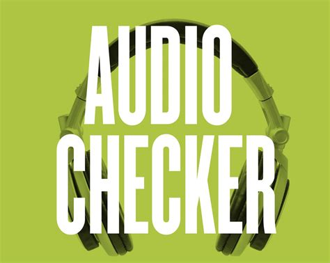 Image result for Sound Checker