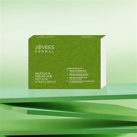 Jovees Salicylic & Azelaic Acid Anti-Acne & Pimple Mini Facial Kit | F ...