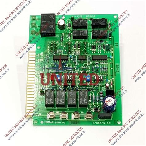 TERASAKI ESM-103Y K/098/3-001 STARTER MODULE PCB ESM103Y K0983001 ...