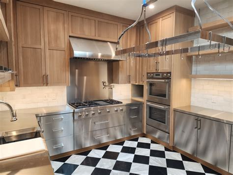 Stainless Steel Kitchen Cabinets - Countertop, Doors & Drawers